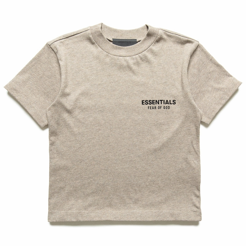 Women's Fear Of God Essentials Tri-Blend Crewneck Tee - Heather Gray