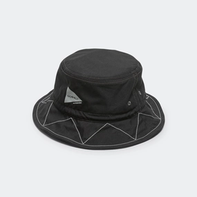 ZigZag Stitch Hat x and wander - Black
